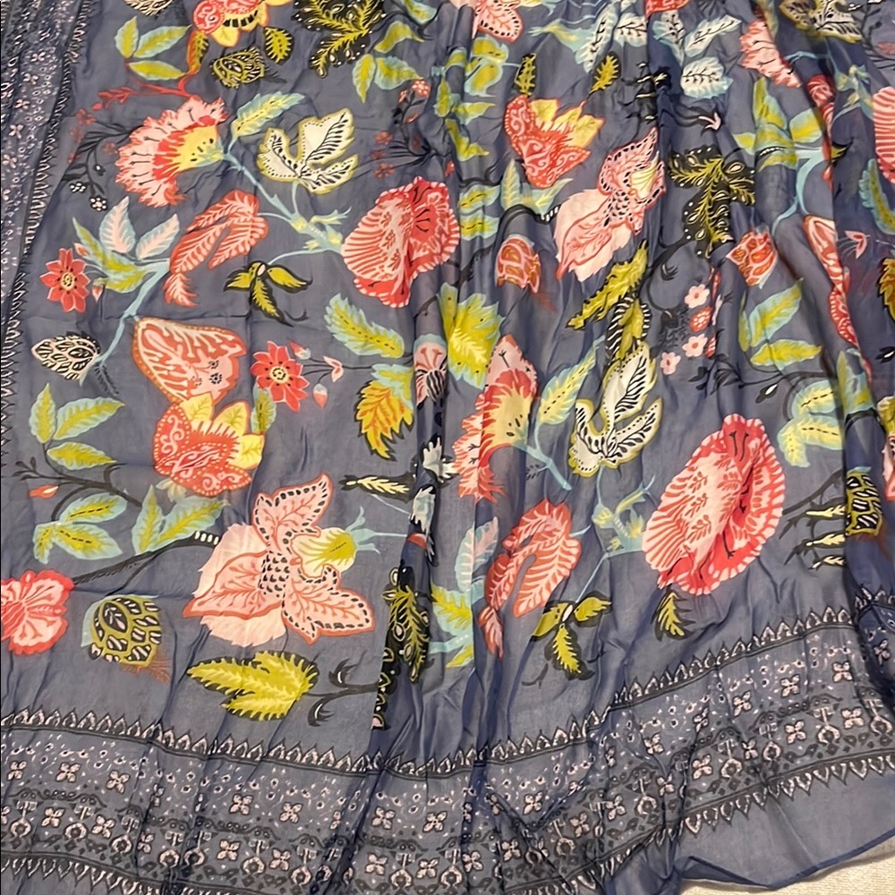 Floral Patterned Scarf